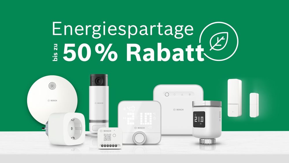 Energiespartage: Bis zu 50% Rabatt