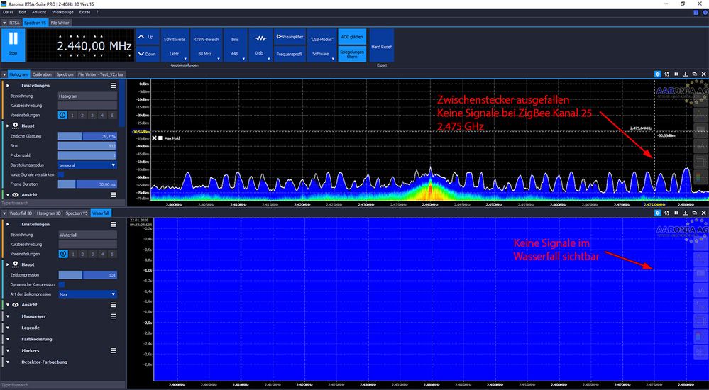 Zwischenstecker ausgefallen