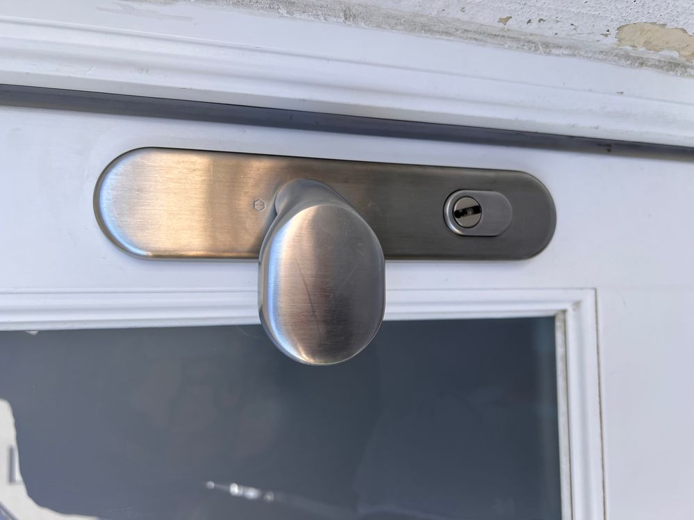 Außen Bereich ohne Türgriff