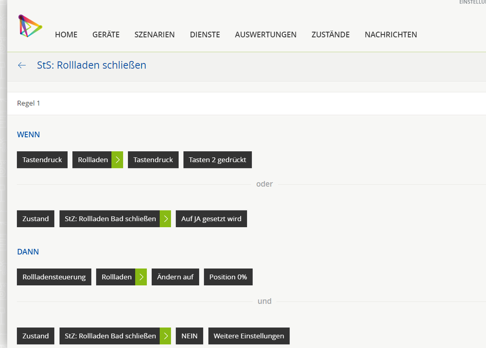 Einstellungsbeispiel