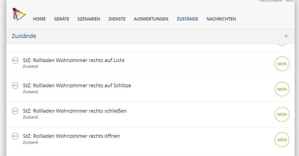 Zustände bzw. Variablen