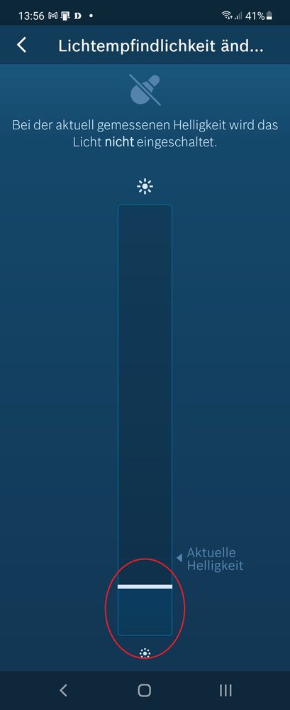 Dieser Bereich lässt sich nicht verringern