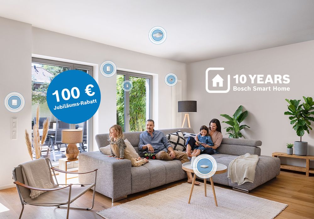 10 Jahre Bosch Smart Home: Unser Jubiläum geht in die nächste Runde! 🎉