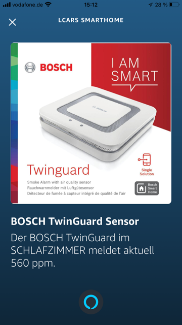 Bosch TwinGuard Abfrage