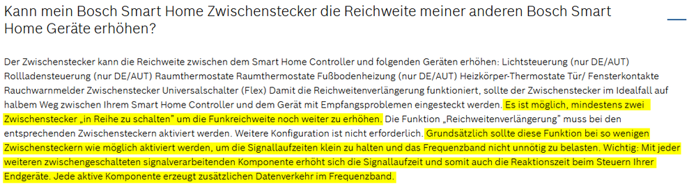 Zwischenstecker als Repeater