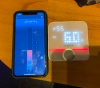 Soll-Temperatur Raumthermostat vs. App