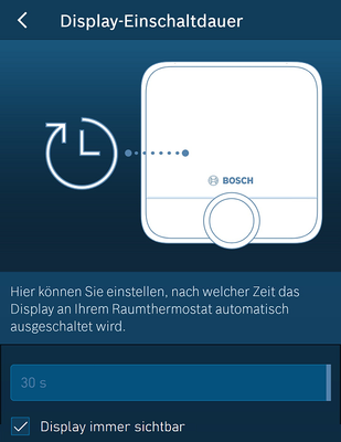 2023-03-29 BOSCH Raumthermostat II - Option Display immer an - aktiviert.png