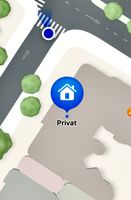 Privat in Apples Karten App